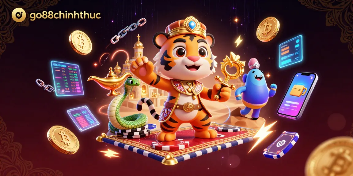 Join the fun at go88chinhthuc as the Arabian tiger sultan spins fortune on poker chips and crypto!