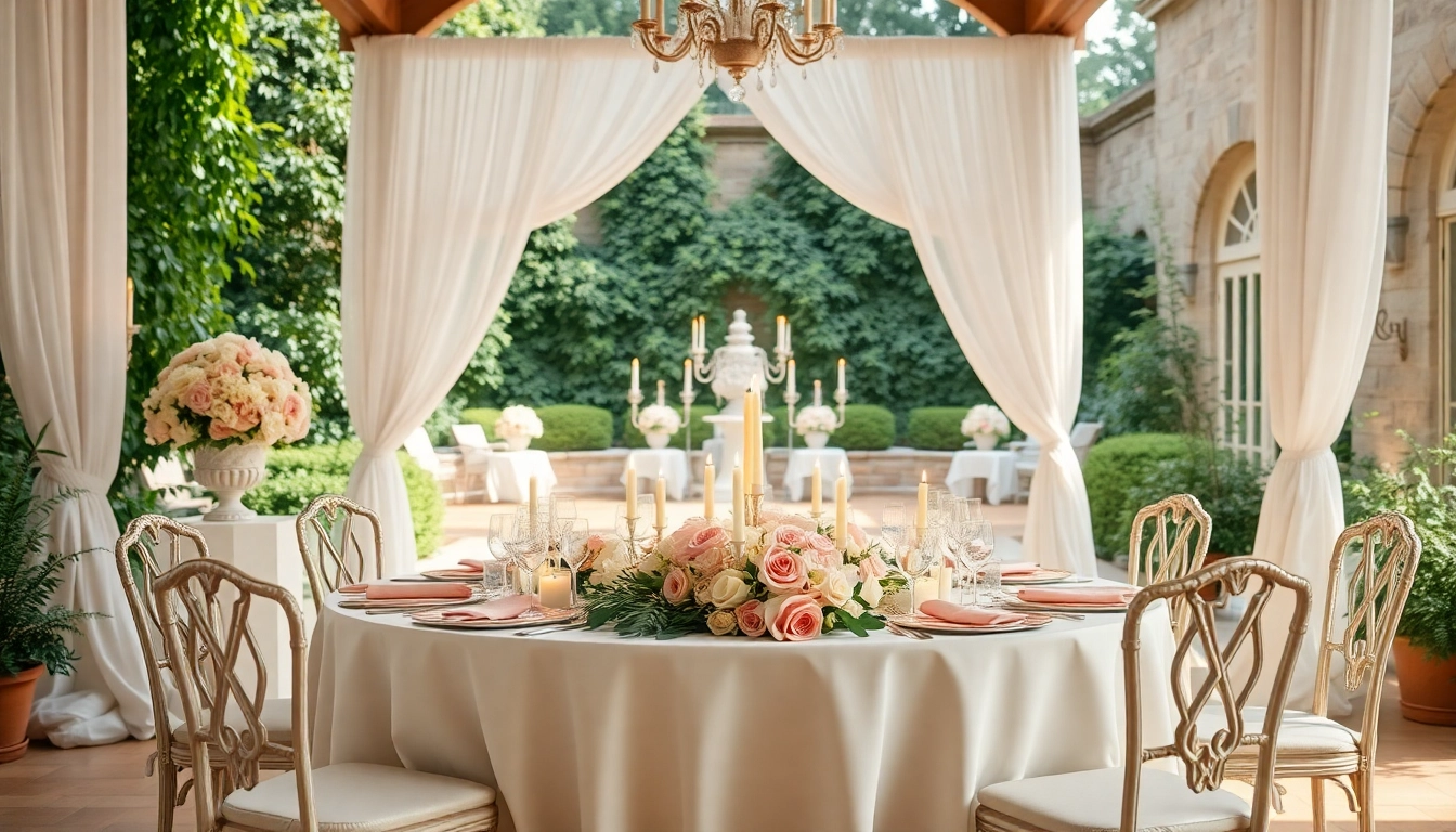 Experience the enchanting Best Wedding Venue Jacksonville with stunning floral arrangements and an elegant setup.