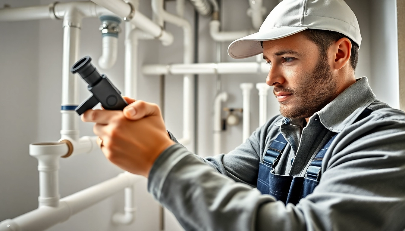 Whole house repiping services St Petersburg FL being performed by a professional plumber.