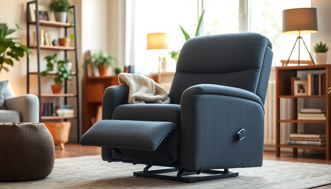 A big and tall lift chair designed for comfort, nestled in a cozy living room.