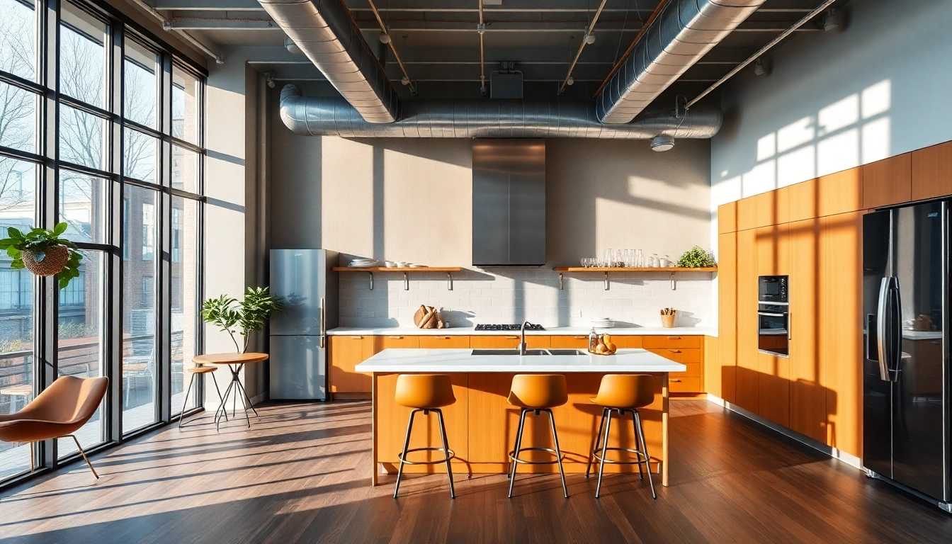 Stunning kitchen remodelling manchester featuring modern design and natural light.