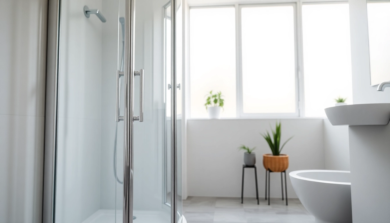 Funktionale sonni Duschkabine in einem modernen Badezimmer mit eleganten Designelementen.